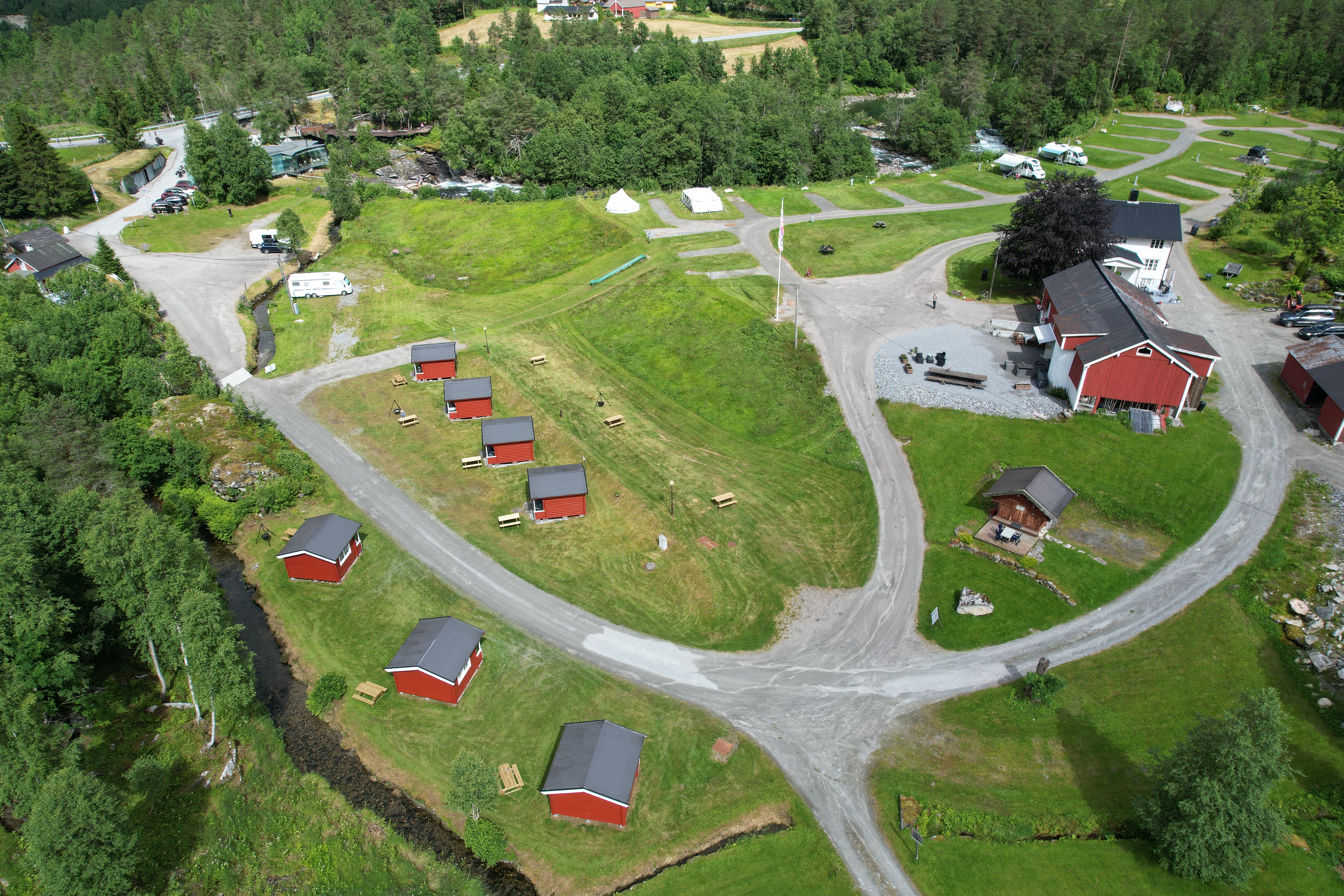 Campinghytter ved Gudbrandsjuvet Camping